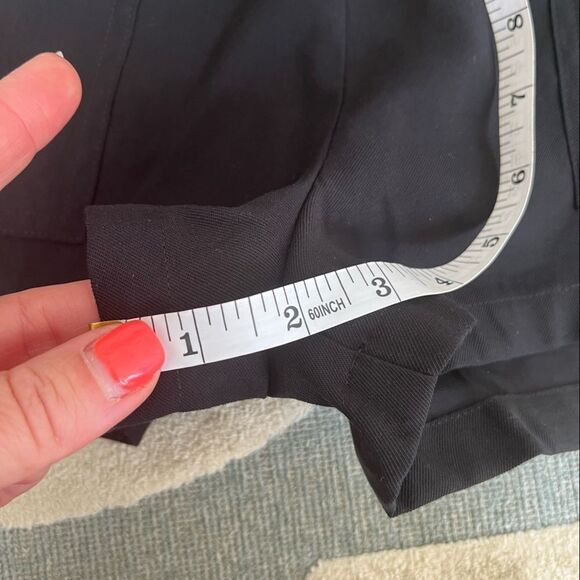 Pull & Bear Basic Woven Shorts Black High Waisted Women’s Size Small - Picture 9 of 9